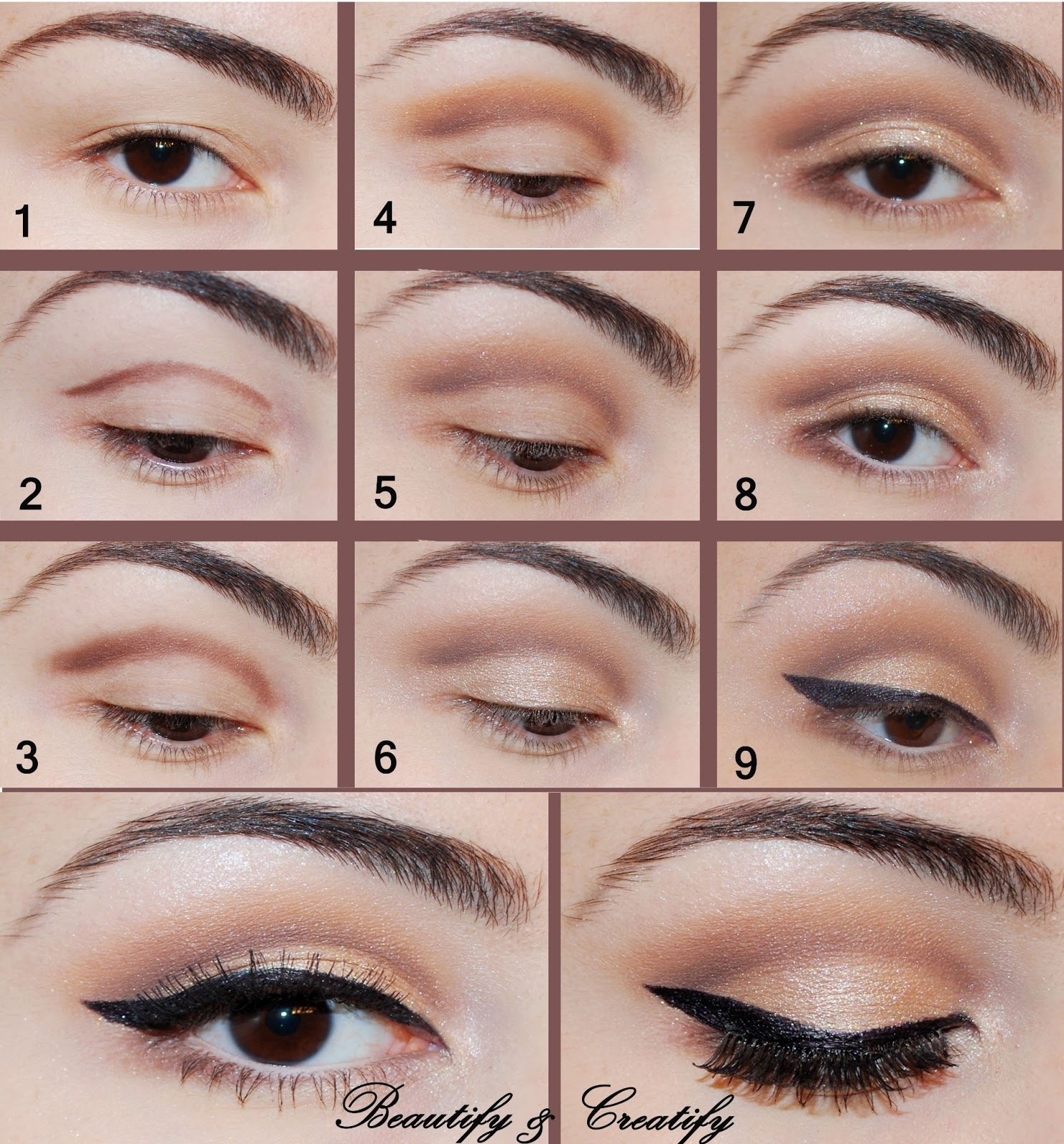 16 Easy Step-By-Step Eyeshadow Tutorials For Beginners inside How To Do Eye Makeup Step By Step With Pictures