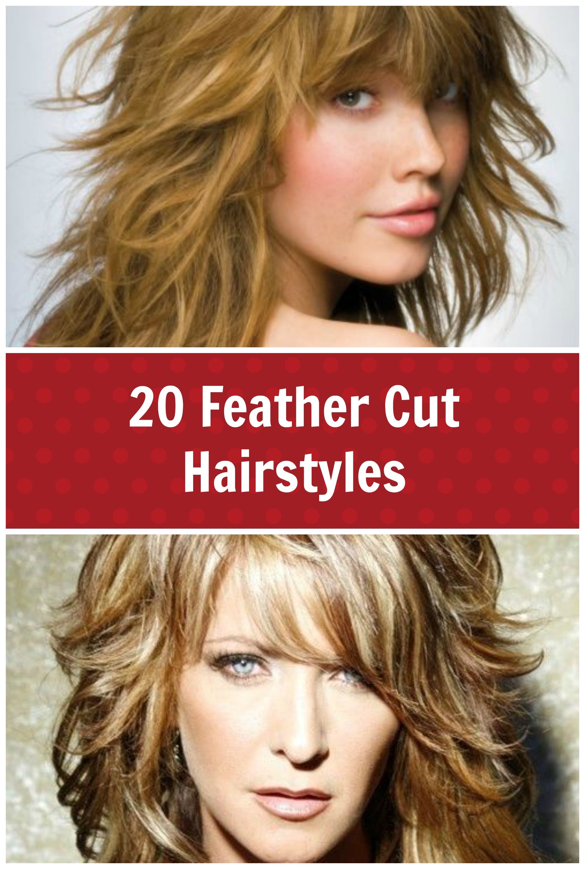 Mid Length  Feather Hair Style  Wavy Haircut 