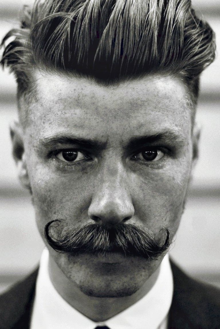 1920S Undercut Hairstyles Men | Barber | 1920S Hair, Beard inside Undercut Stache Male Sexy Portrait