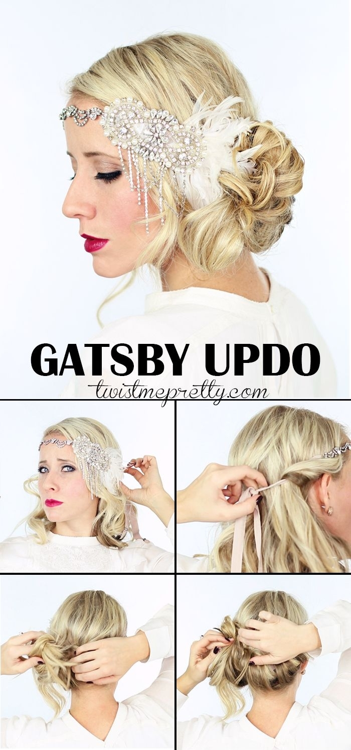 2 Gorgeous Gatsby Hairstyles For Halloween Or A Wedding intended for 20S Hairstyles Flapper Long Hair