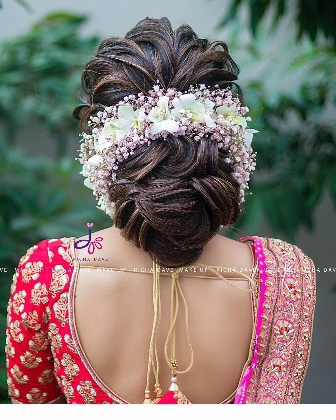 20 Best And Trendy Hairstyle For A Wedding You'll Love inside Indian Hairstyle With Tikli