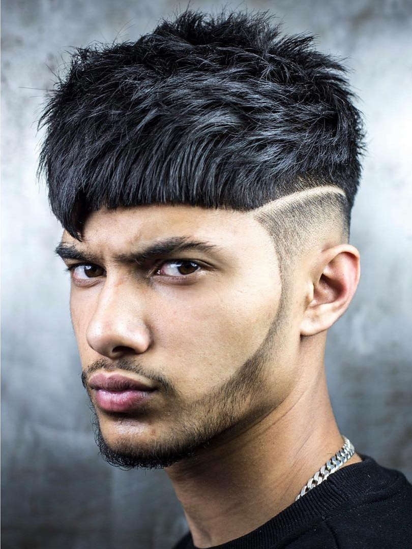 25+ Angular Fringe Haircuts: An Unexpected 2019 Trend for Hairstyles For Guys With Long Fringe