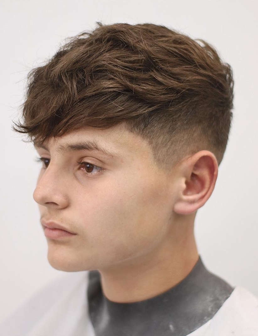 55 Collection Boy Haircuts Long Bangs for Rounded Face