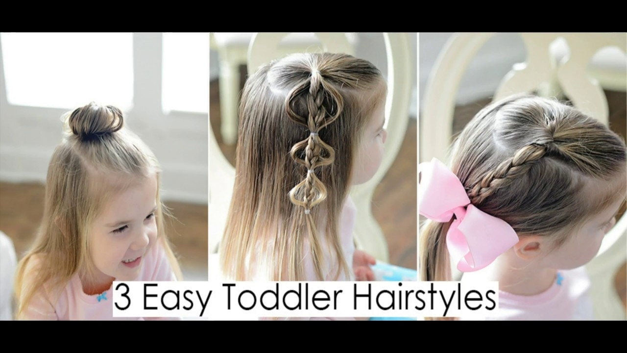 3 Quick And Easy Toddler Hairstyles For Fine Hair pertaining to Easy Hairstyles Babyfine Hair