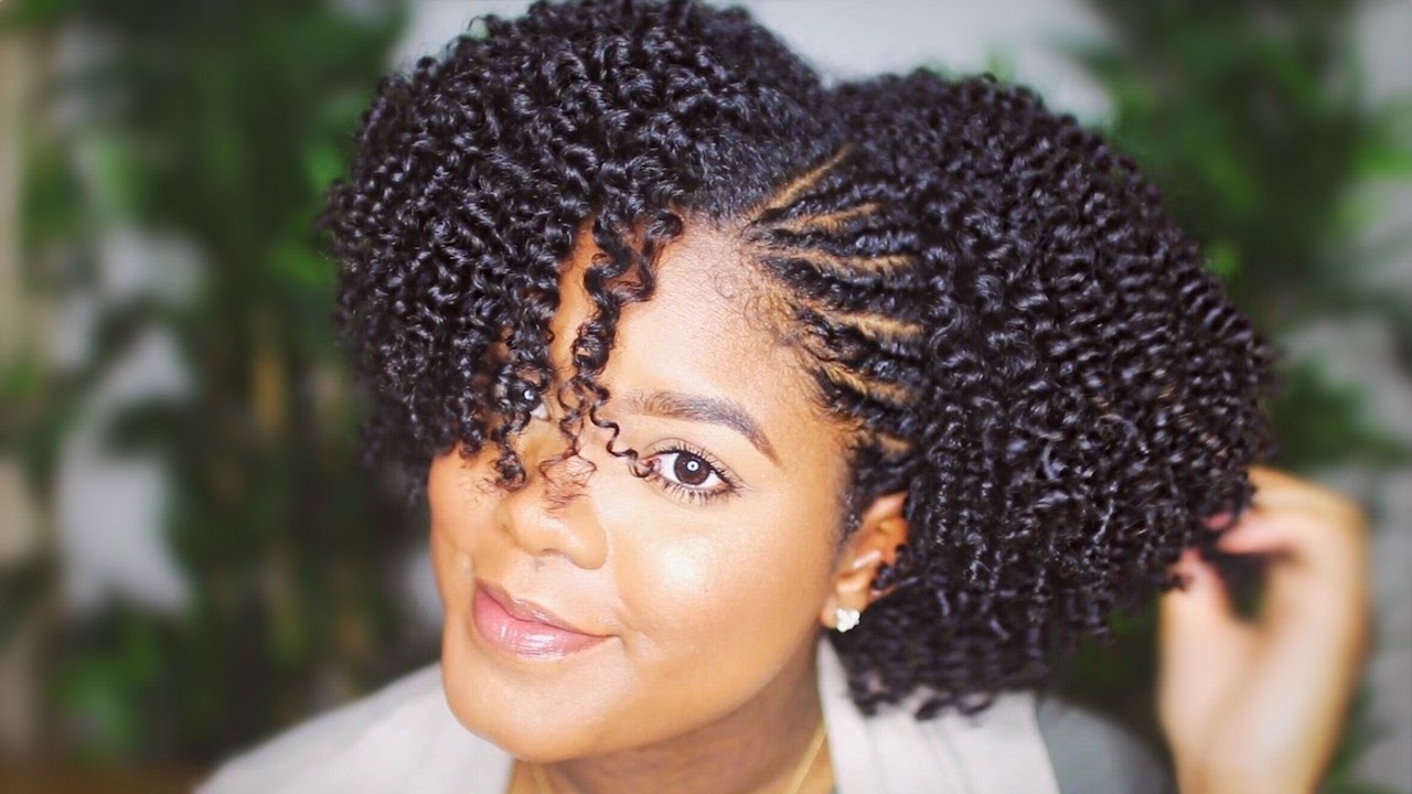 3 Strand Twist Out Hairstyle On Natural Hair pertaining to Twist Hairstyles For Natural Hair