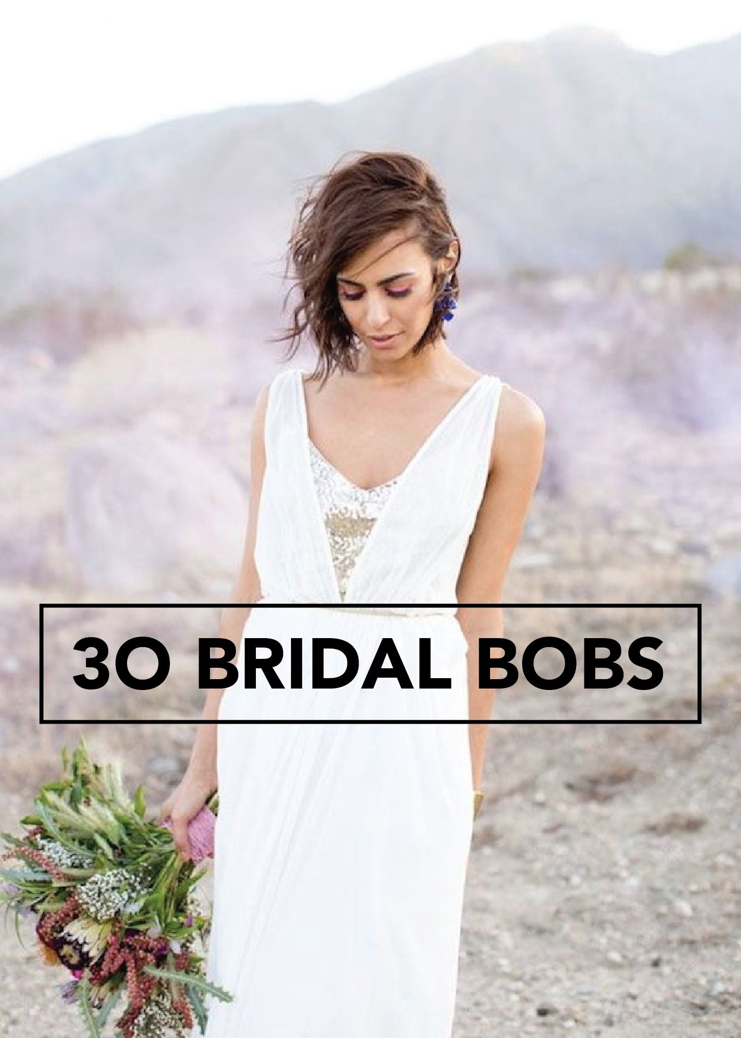 30 Ways To Style Short Hair For Your Wedding | Brilliant inside How To Wear A Wedding Veil With A Short Bob
