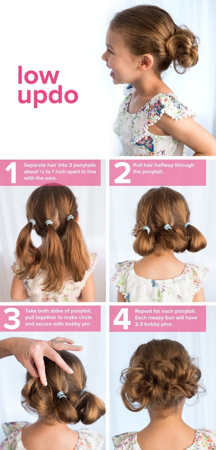 5 Easy Back-To School Hairstyles For Girls | Hair In 2019 with Thick And Long Little Girl Hair Updos