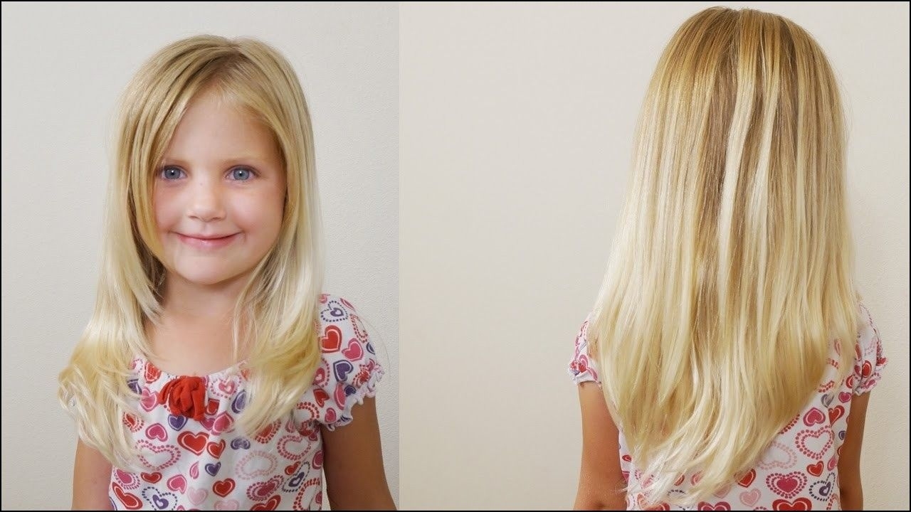 5 Year Old Girl Haircuts | Brylees Hair | Girl Haircuts throughout Long Hair Cuts For 5 Year Olds