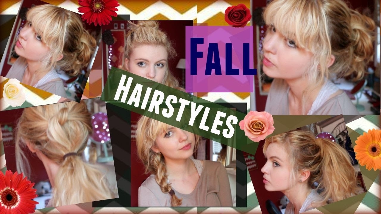 6 Easy Fall Hairstyles Using One Hairtie! for Hairstyles With One Hair Tie