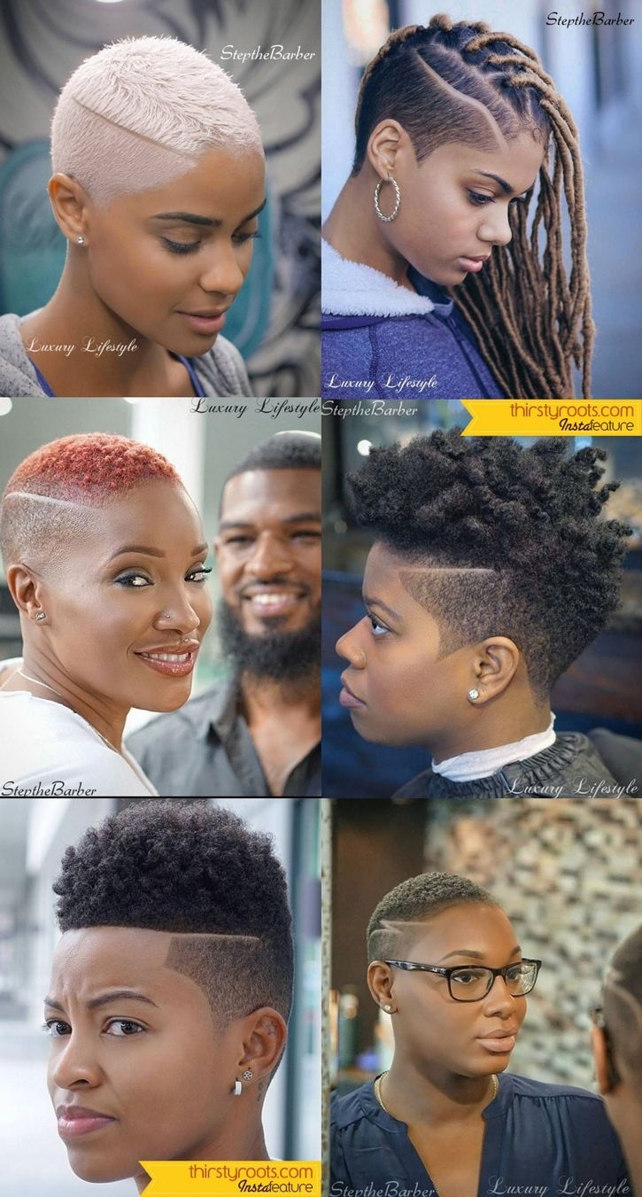 6 Fade Haircuts For Women By Step The Barber | Rapunzel regarding Shoot Hair Cuts With Fades For Females And Designs Into The Fades Of Stars