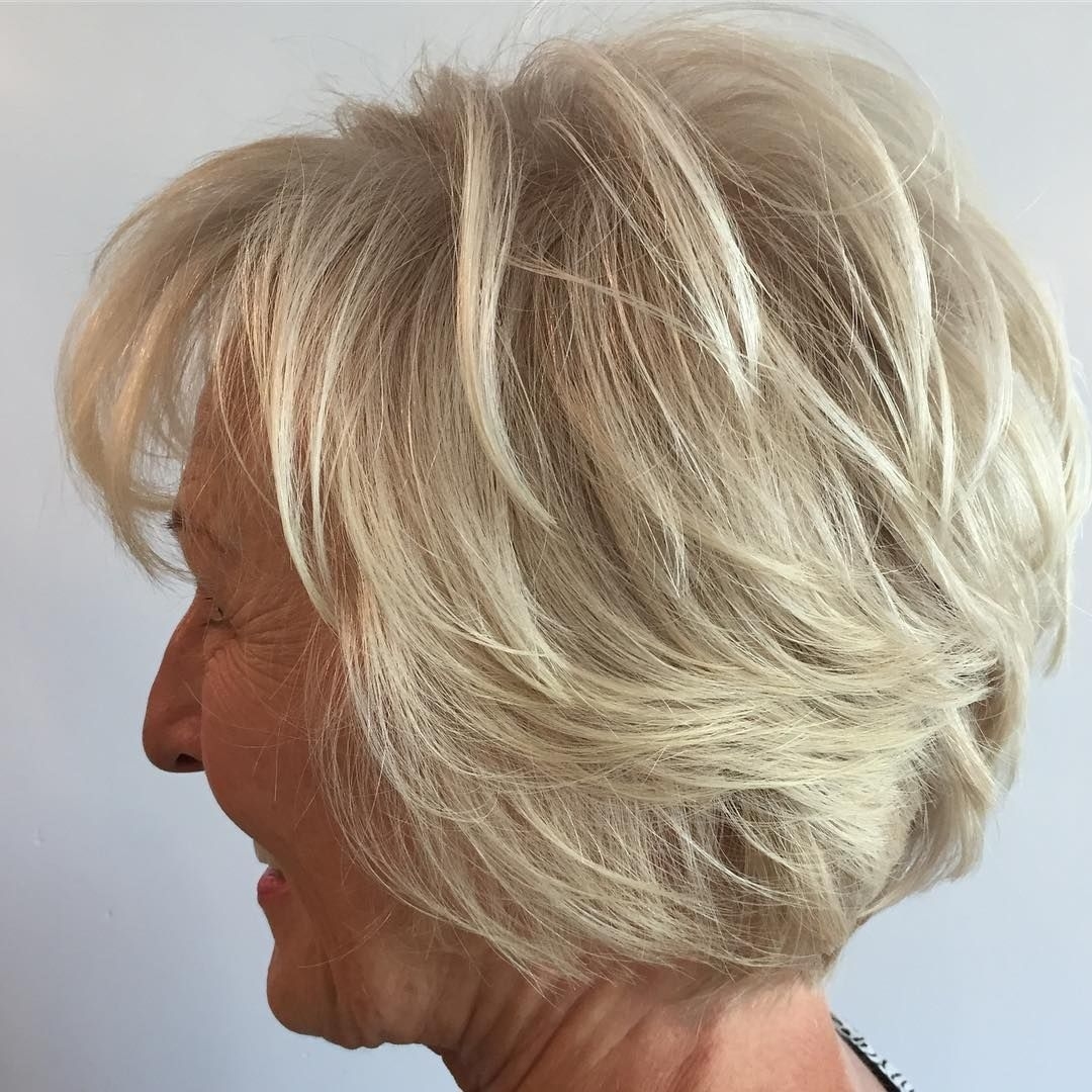 Women Age 60 Haircuts Wavy Haircut