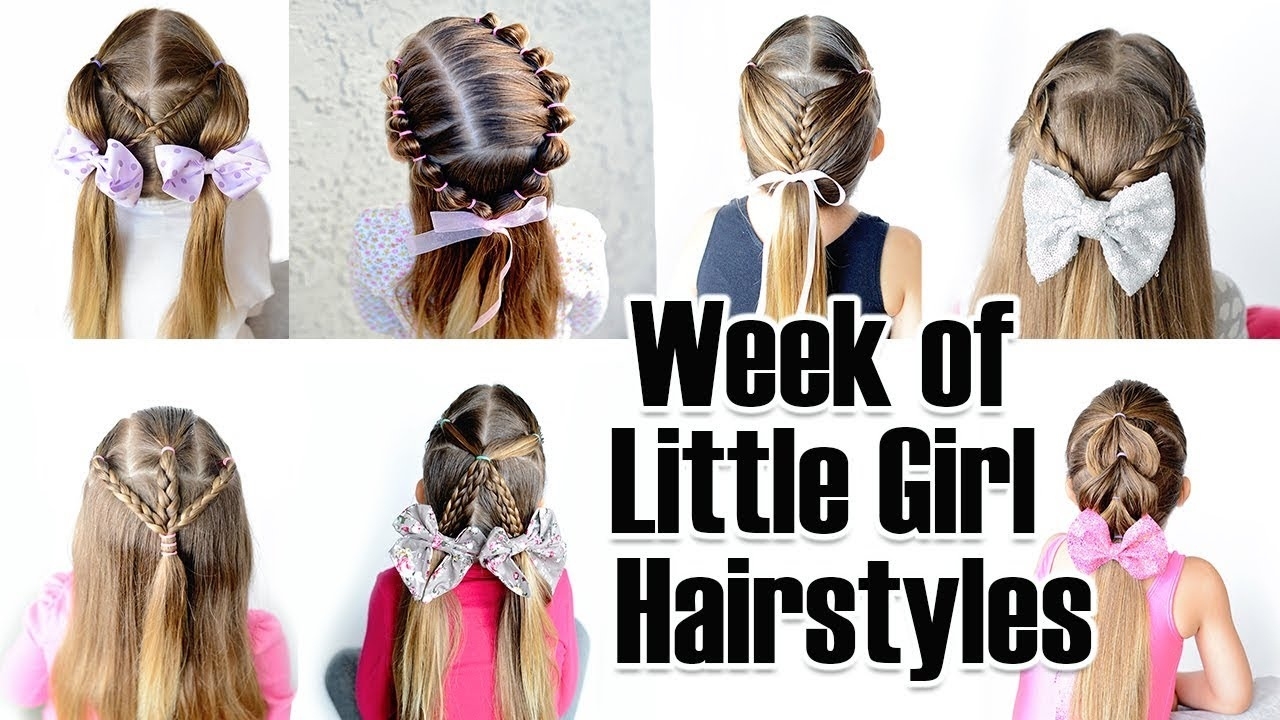 7 Quick And Easy Little Girl Hairstyles For The Week throughout Formal Hairstyles For Seven Year Old Girls