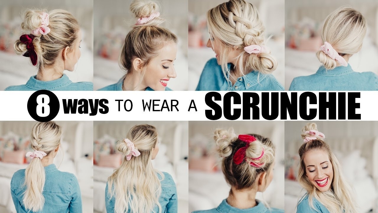 8 Cute Scrunchie Hairstyles! | Twist Me Pretty for Hairstyles That Will Get You A Boyfriend