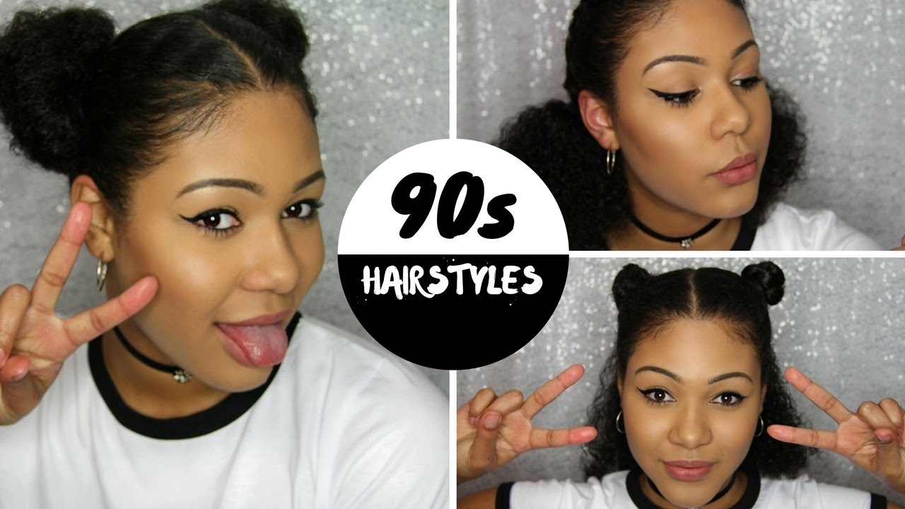 90S Inspired Hairstyles (For Curly Hair!) | Sadie J in 90 Hairstyles For Black Women