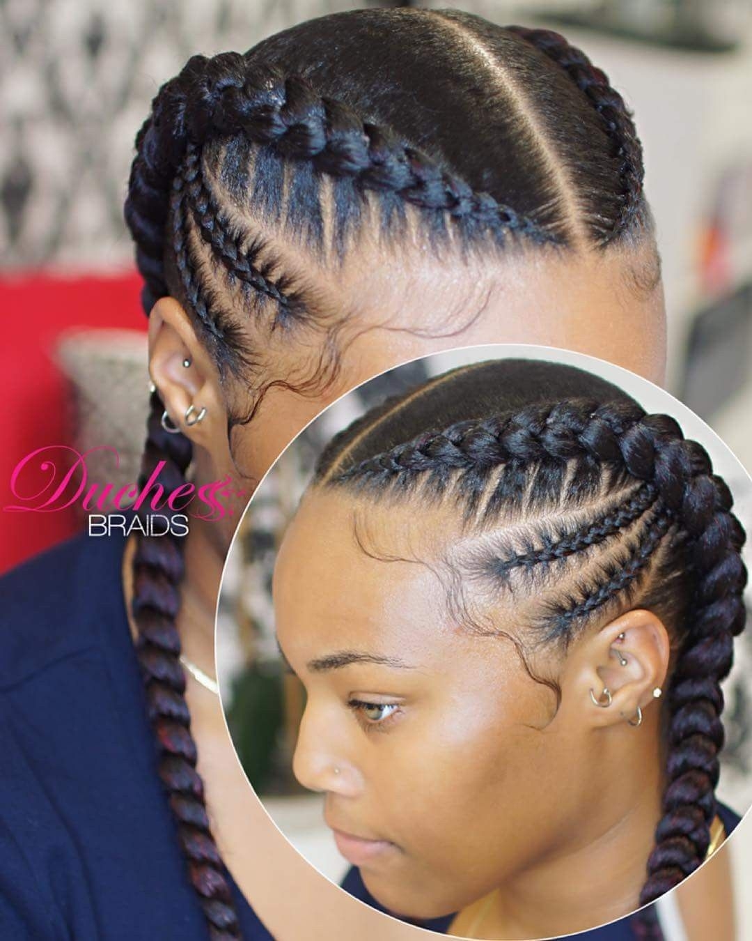 A Five Minutes Hairstyle, Easy To Weave, And Easy To Flaunt for Cornrow With Weave Hairstyle