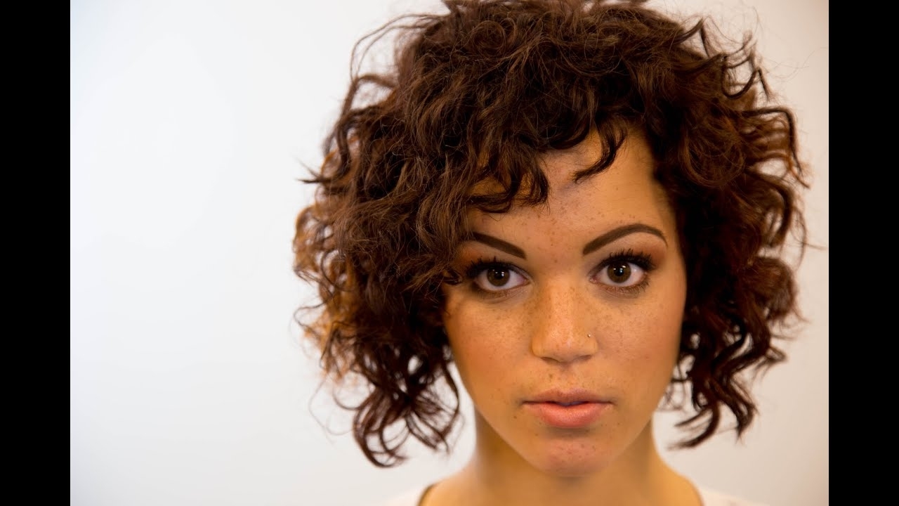 A-Line Bob Haircut On Curly Hair - On The Road Education - Paul Mitchell  The School Jersey Shore with regard to Bob Haircuts For Curly Hair