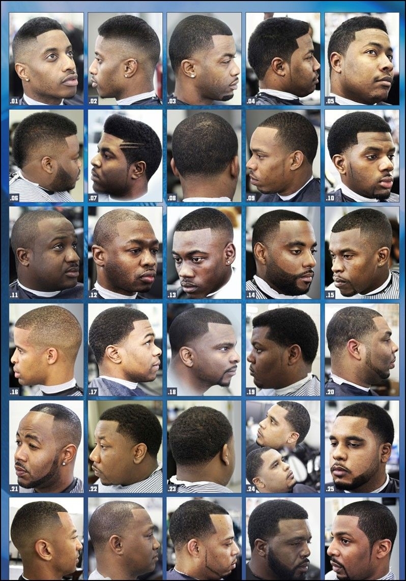 African American Haircut Chart | Stlye | Black Men Haircuts within Black Hair Cut Chart