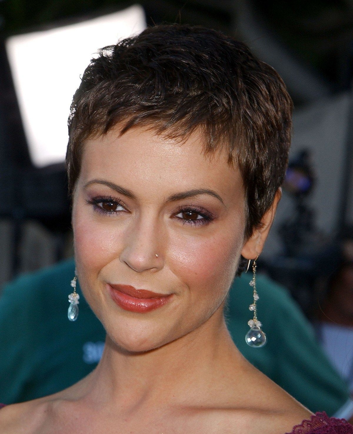 Alyssa Milano Re-Creates Her Chic Charmed Pixie Cut From 12 throughout Alyssa Milano New Photos Short Hair Cuts