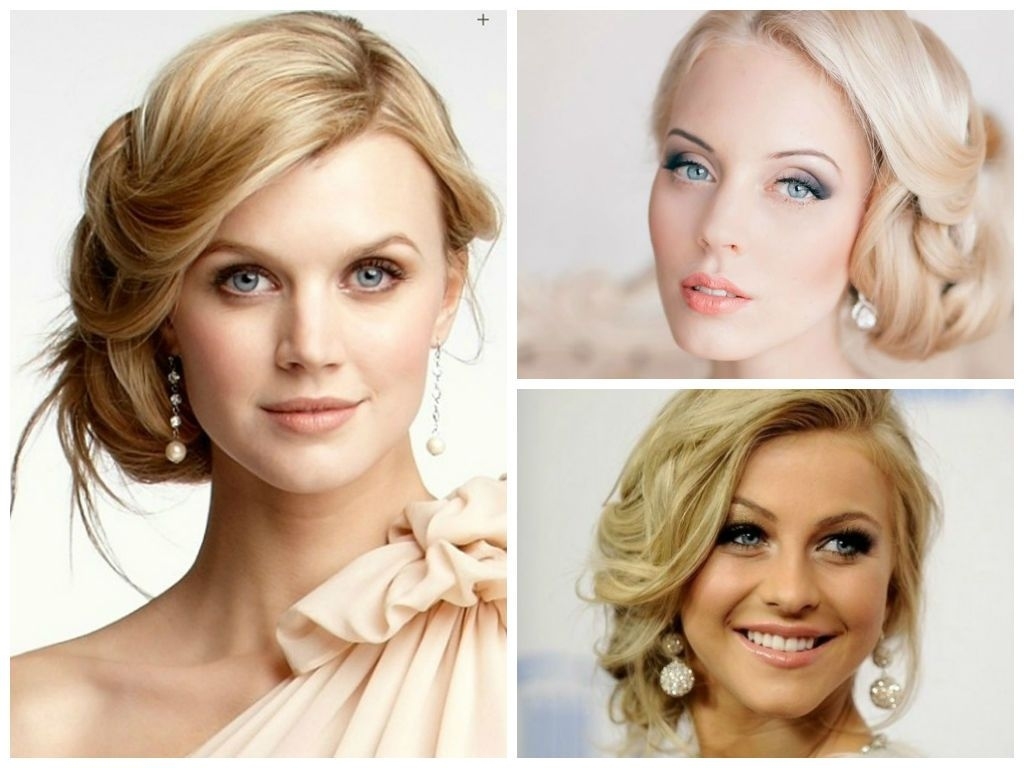 Awesome Wedding Hairstyle For Round Face To Look Slim inside Updos For A Round Face