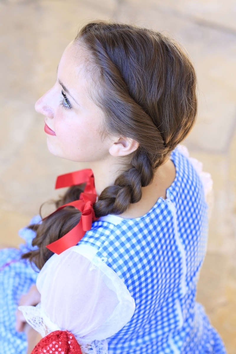 Bailey's Dorothy Braids | Halloween Hairstyles | Cute Girls inside Dorothy In Oz Hairstyle