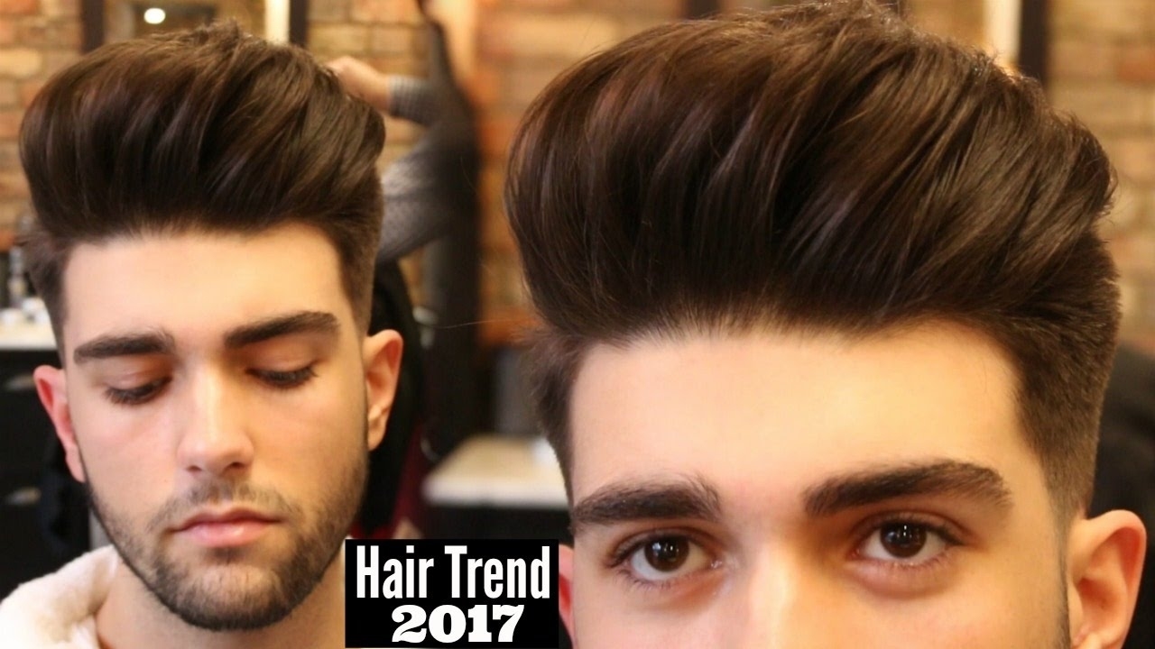 Big Volume Quiff - Mens Haircut &amp; Hairstyle Trend 2019 Tutorial with One Side Hairstyle Boy 2017 Indian