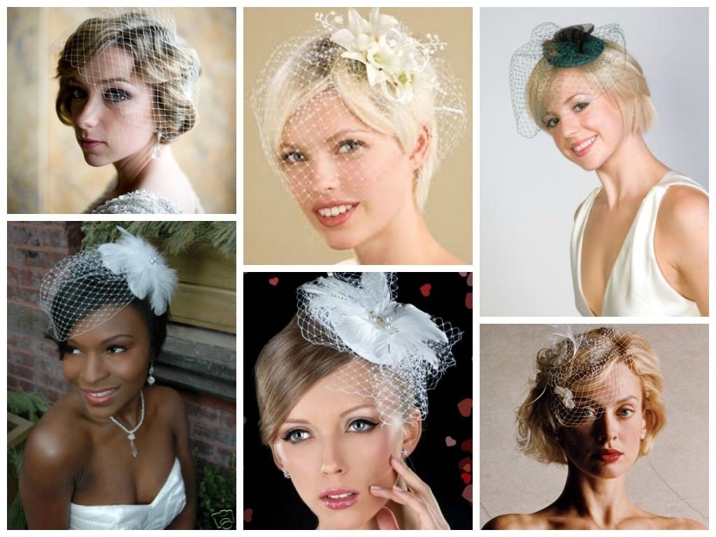 Birdcage Veil For Short Hair | Things To Wear In 2019 | Veil inside Hairstyles Best For Birdcage Veil