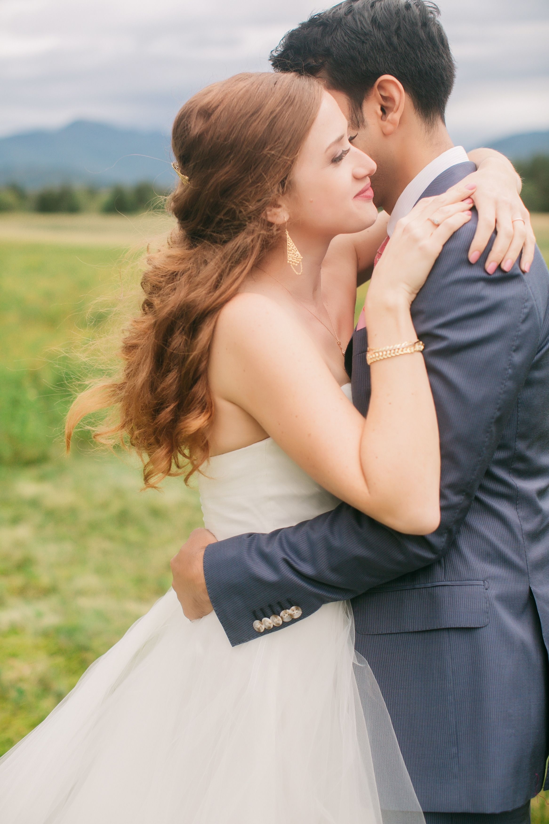 Bright Coral Wedding On Lake Placid | Wedding Dresses in Wedding Hair And Makeup In Lake Placid