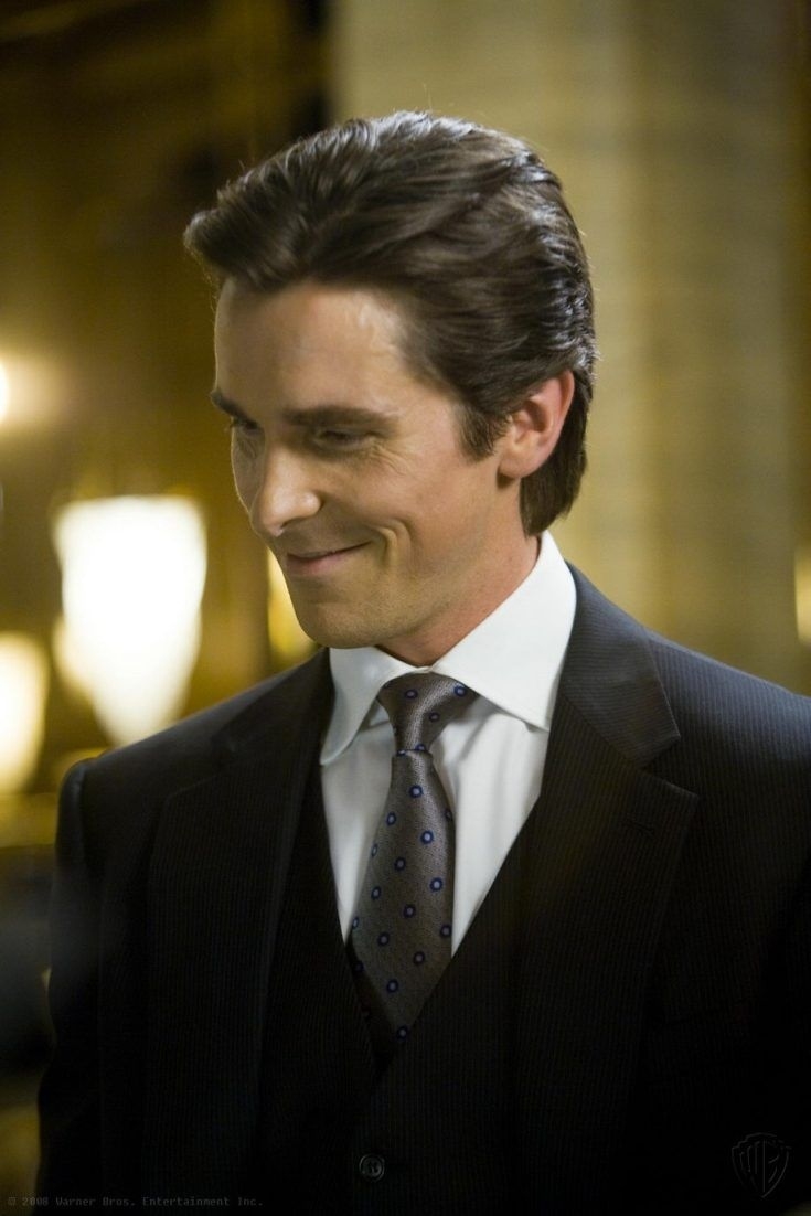 Christian Bale. Dang, I Like This Hair Too. And Hairline within Christian Bale Bruce Wayne Haircut