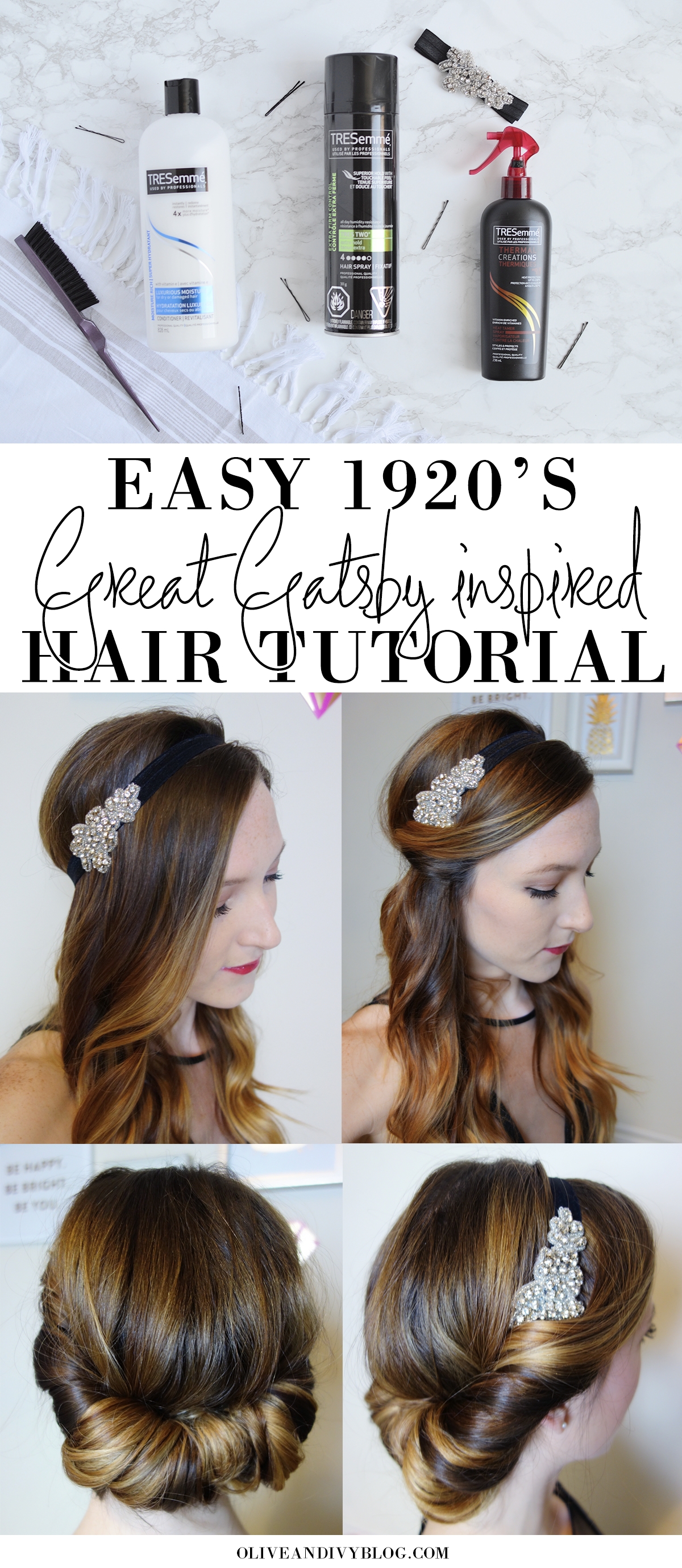 Easy 1920's/great Gatsby Hair Tutorial | 1920S | Gatsby Hair with 1920 Hairstyles For Long Hair