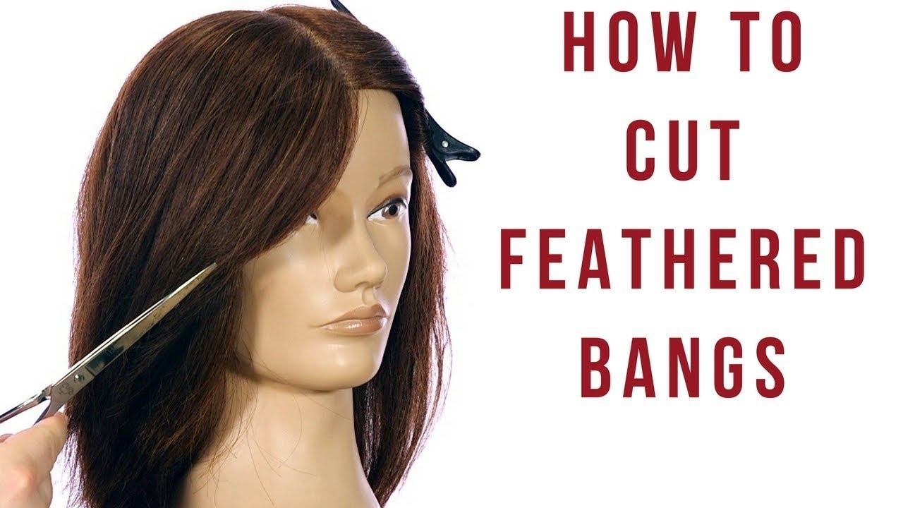 Feathered Layers Haircut Tutorial - How To Cut Feathered Bangs &amp; Face Frame  - Thesalonguy pertaining to What Is A Feathered Haircut