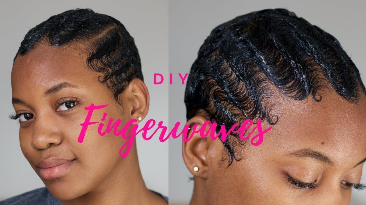 Fingerwaves Tutorial On Relaxed Short Hair | Mikai Mcdermott with Black Hair Finger Waves