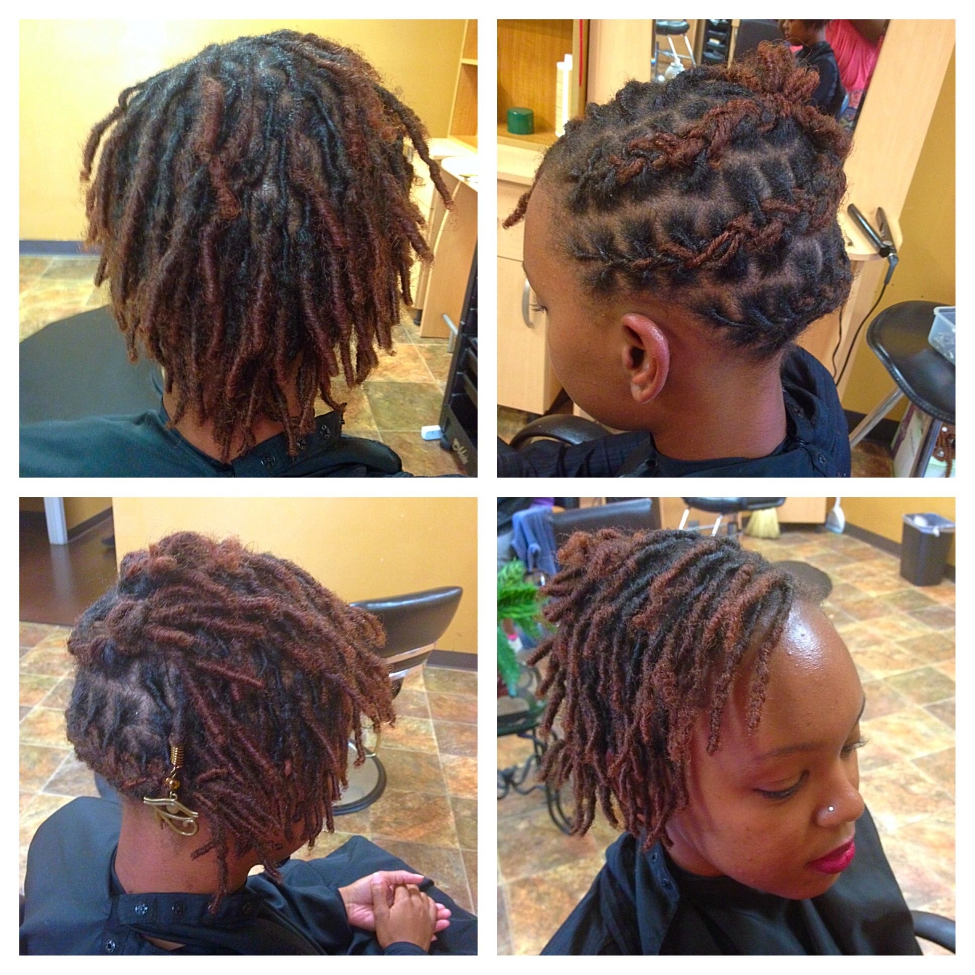First Style: Short Starter/baby Loc Style | Loc Love in Styles For Short Starter Locs