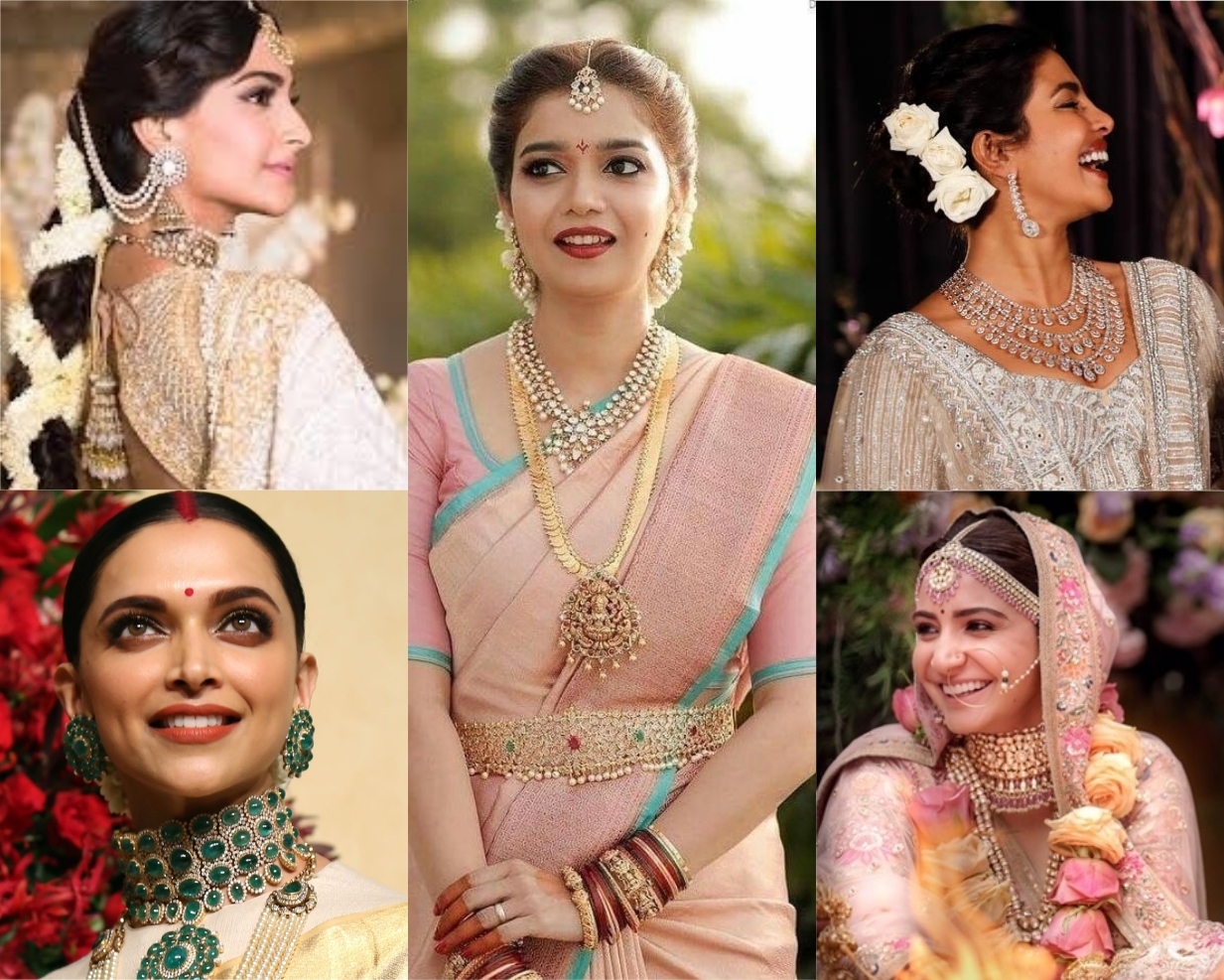 Five Wedding Hairstyles Inspired By Indian Celebrity Brides pertaining to Indian Celebrity Wedding Hairstyles