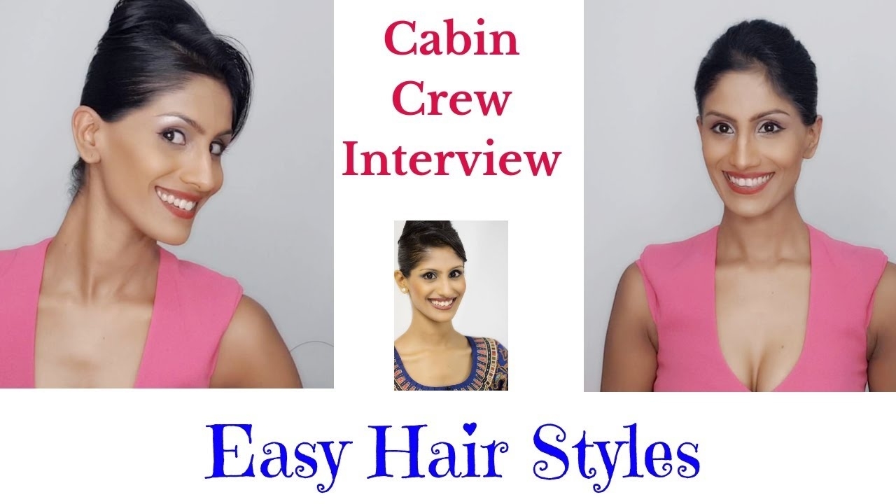 Hairstyles For Interview / Cabin Crew / Flight Attendant / Singapore  Airlines with regard to Singapore Airlines Air Hostess Hair Styles