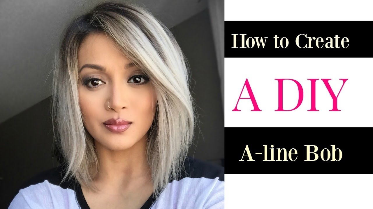 How To Create A Diy A-Line Bob Cut with How To Cut Hair In A Bob Style At Home