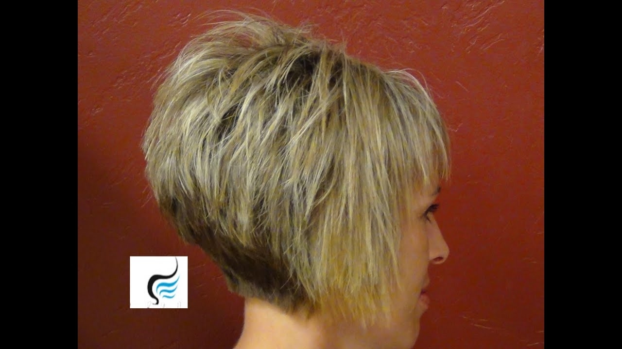 How To Do A (Short Stacked Haircut) With Straight Bangs Girl Hairstyles within How To Blend Bangs With Stacked Hair Cut