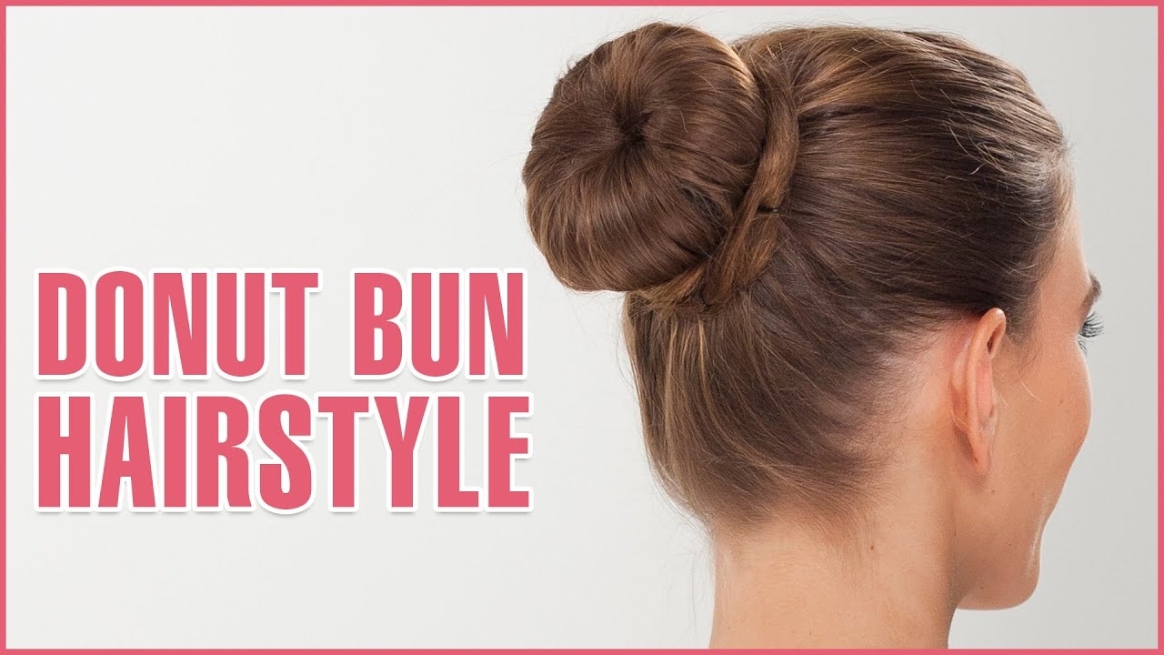 How To Do Donut Bun Hairstyle Using Hair Donut regarding How To Do Bun Hairstyle Using Donut