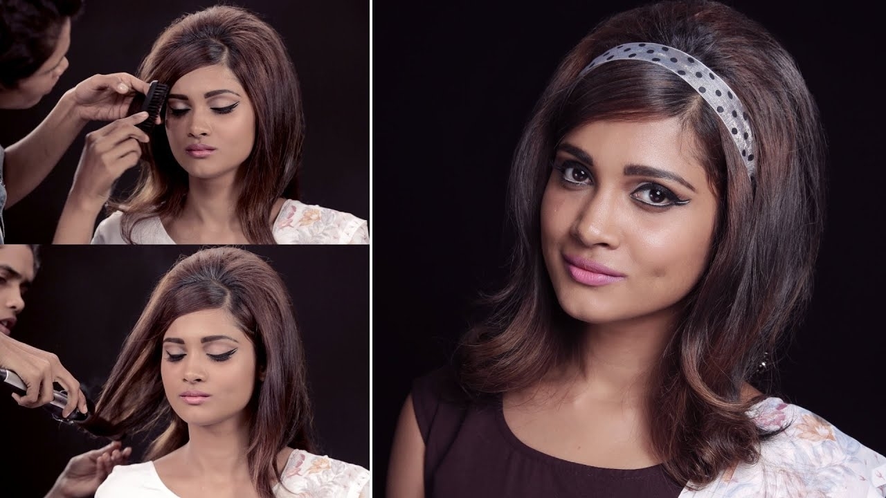 How To Get The ‘60S Hairstyle Look | Quick And Easy. intended for Retro Hairstyle For Short Hair Indian