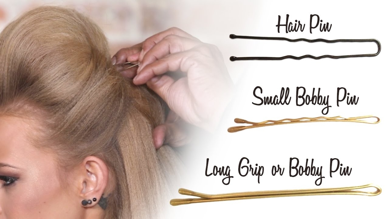 How To Use Bobby Pins And Hair Pins Correctly for How To Use Bobbie Pins For Updo