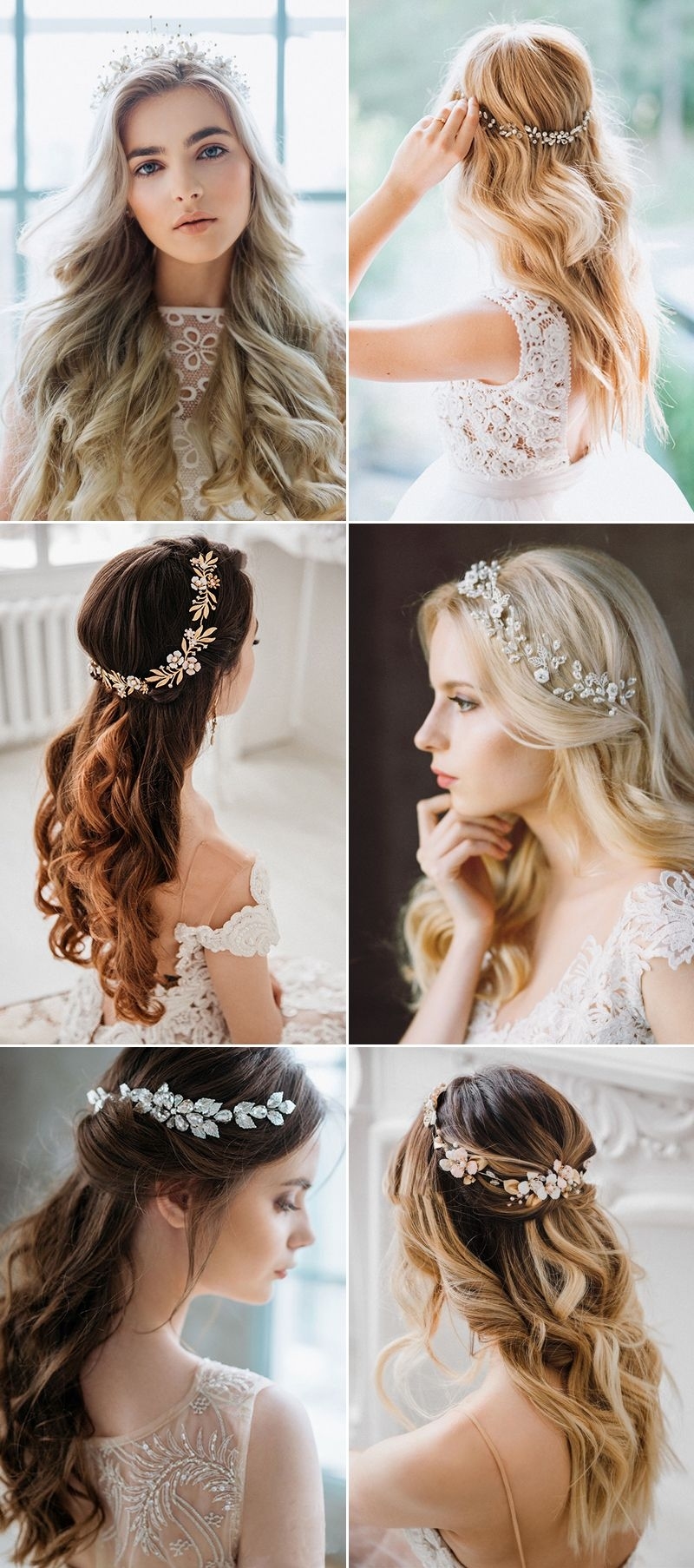 How To Wear Your Hair Down For Your Wedding? 30 Chic Hair for How To Wear Hair Accesories Wedding