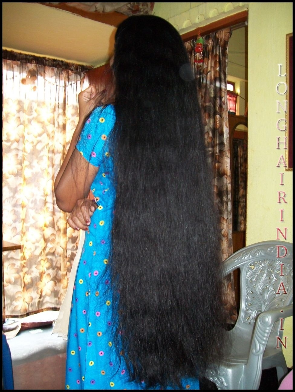 Indian Long Hair | Long Hair Down To The Floor In 2019 throughout Indian Long Hair With Bangs
