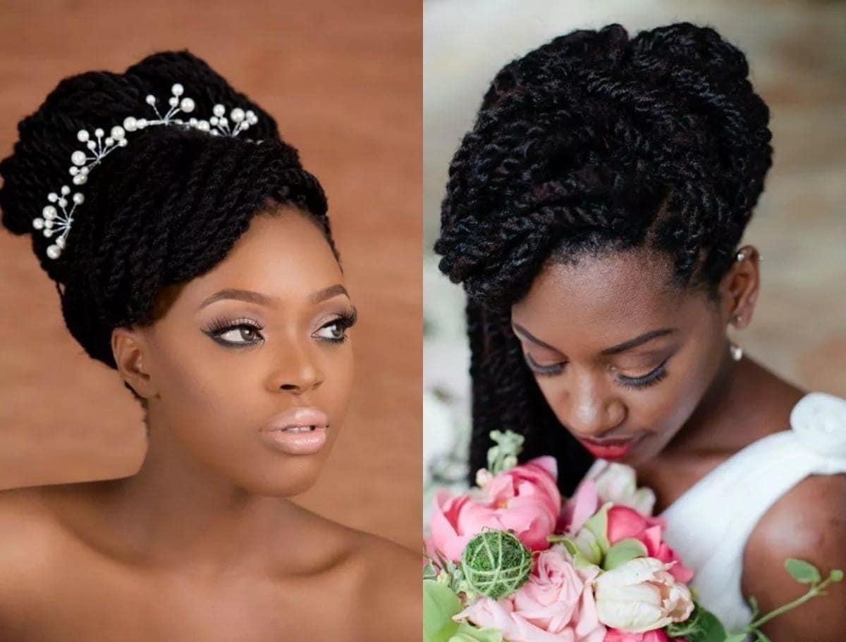 Latest Best Wedding Hairstyles In Kenya And Nigeria for Kenya Wedding Hairstyle For Bride