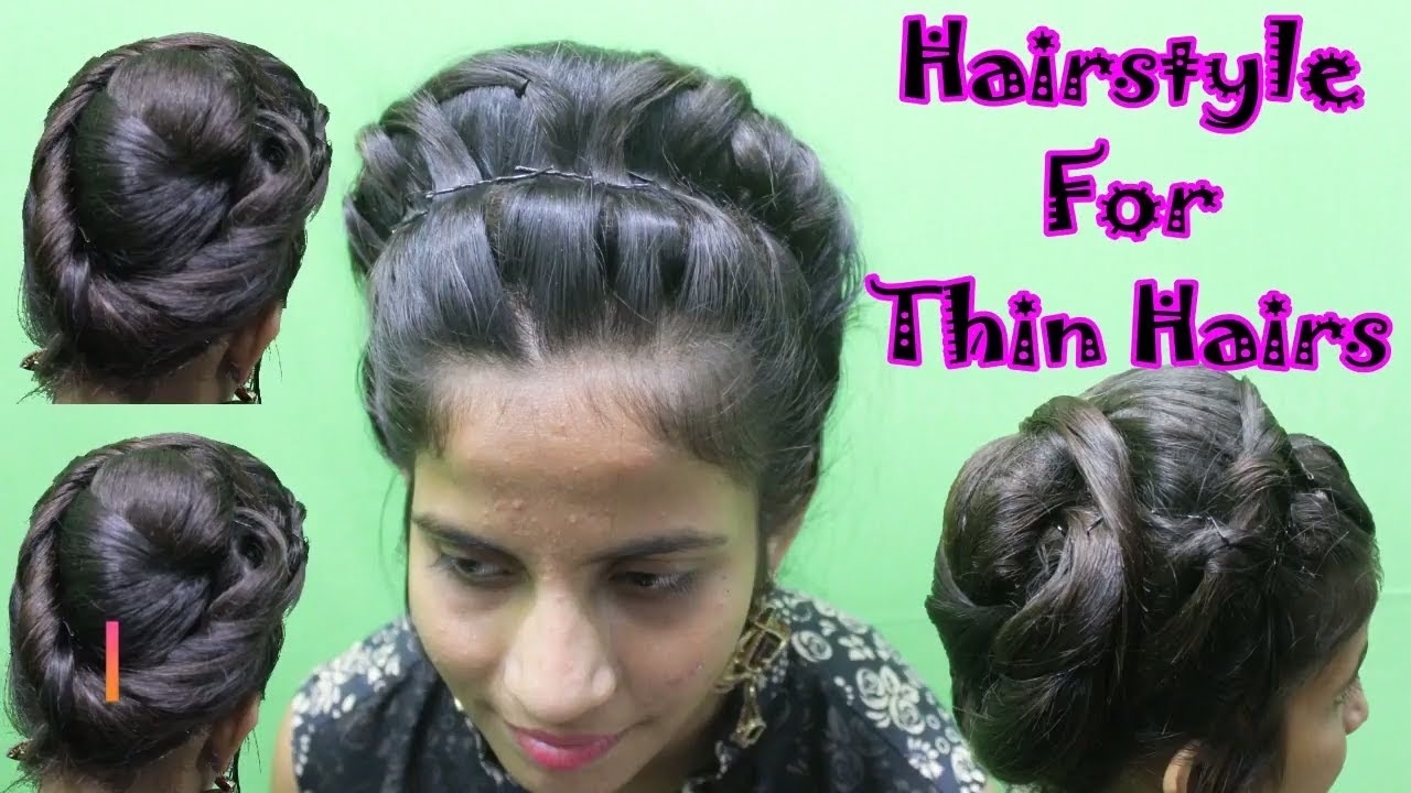 Latest Indian Bridal Hairstyle For Thin Hairs for Indian Bridal Hairstyles For Very Thin Hair