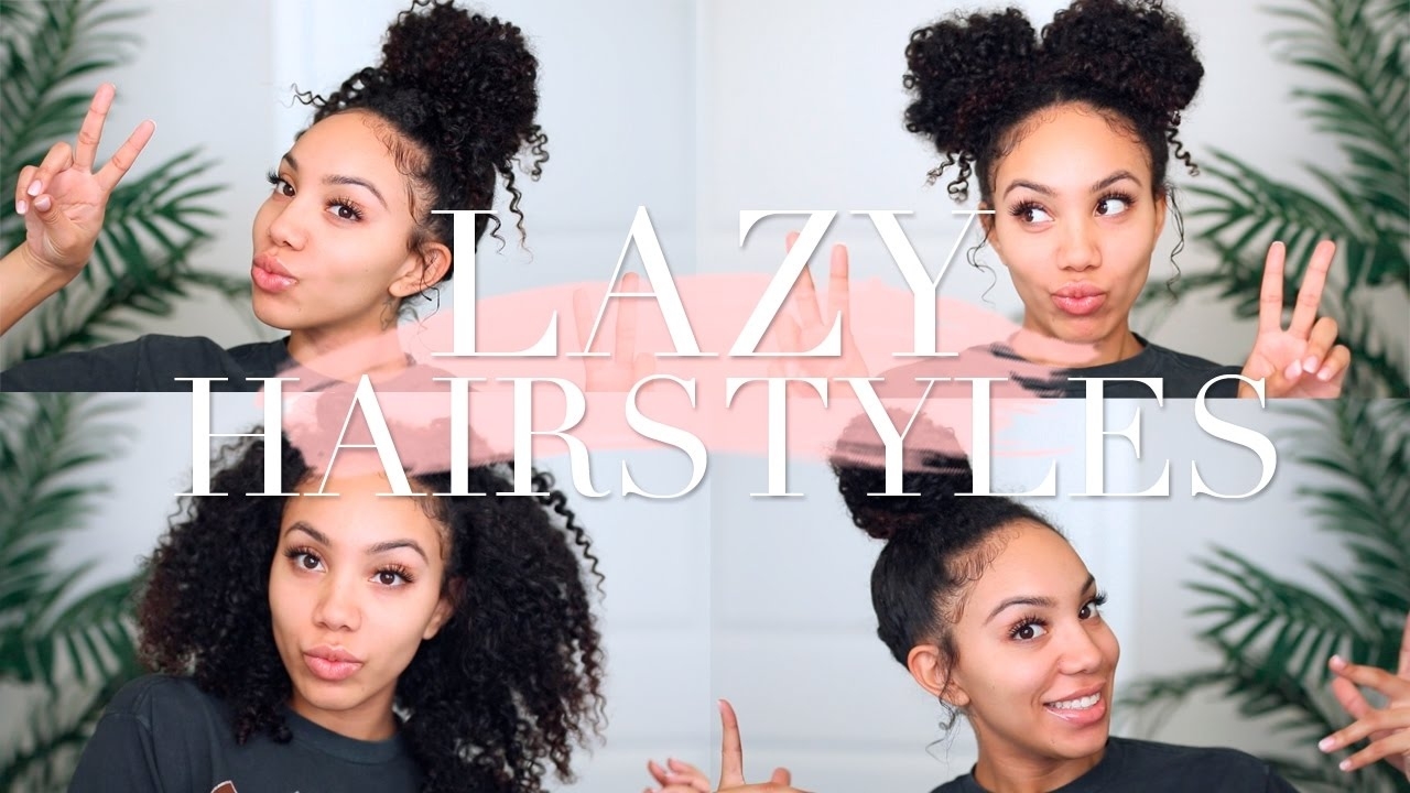 Lazy Hairstyles For Curly Hair | Quick, Easy, On-The-Go with regard to Lazy Day Hairstyles For Curly Hair