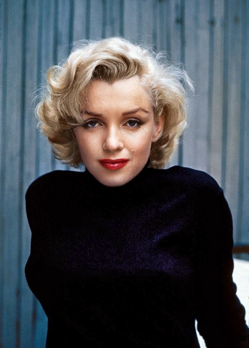 Marilyn Monroe At Home In Hollywood: Color Portraits, 1953 pertaining to Marylin Monroe Style Hair