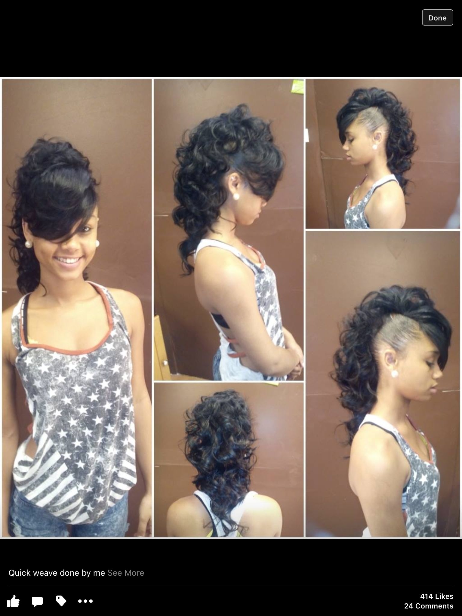 Mohawk Creative Style Weave | My Work | Hair Styles, Long pertaining to Mohawk Black Hair Weave Styles