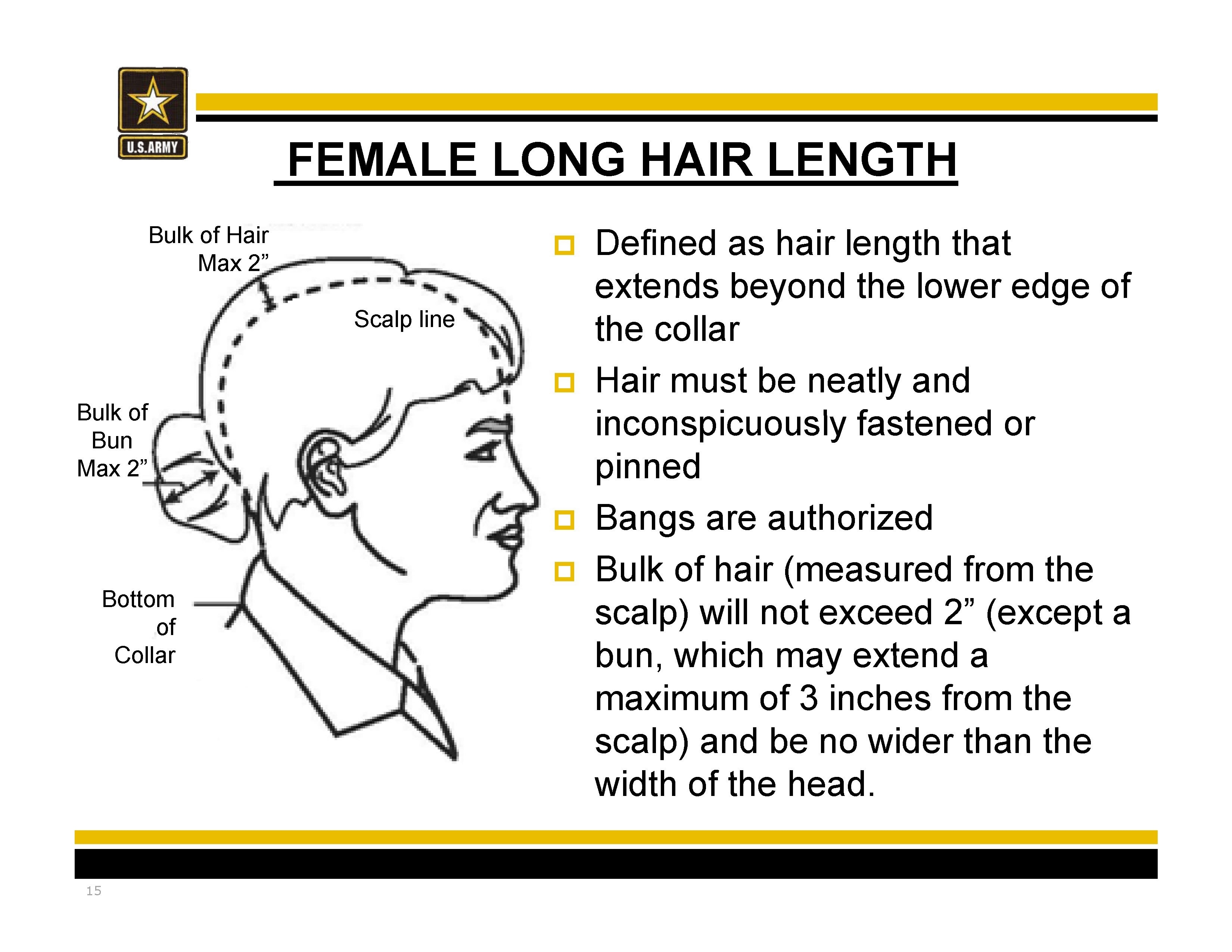 New Army Hair Regulations - Ar 670-1 As Of 31 March 2014 with regard to Hair Regulation Army Women