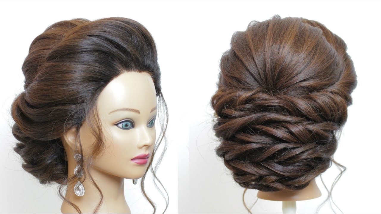 New Bridal Hairstyle For Long Hair Step By Step. Perfect Wedding Updo throughout Step By Step Bridal Hair