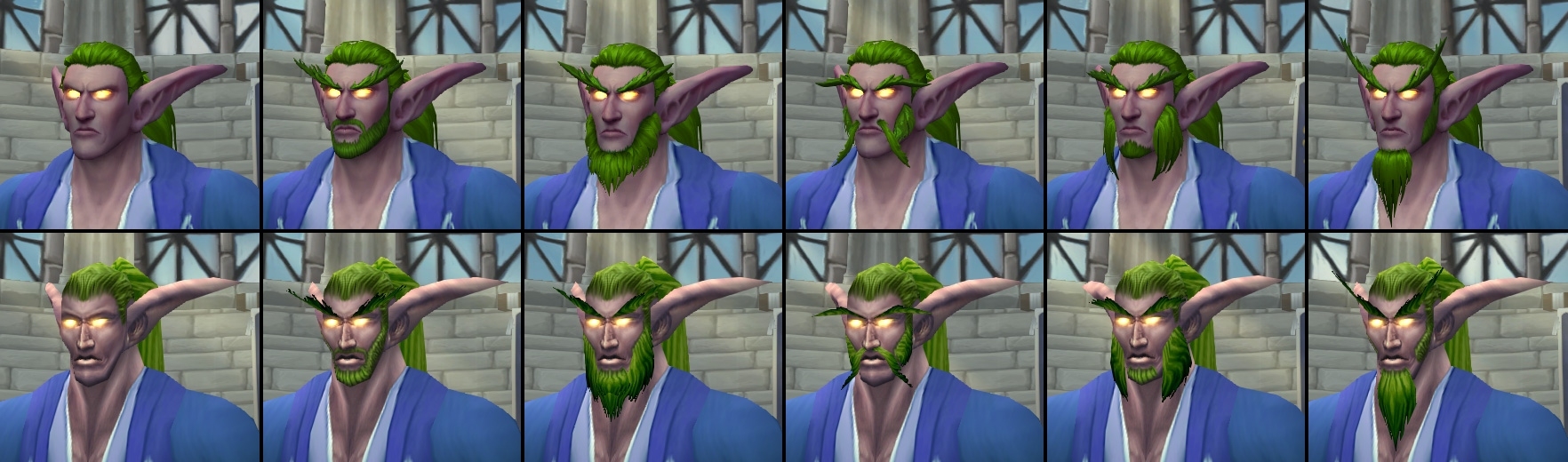 New Character Model Previews, Blue Tweets, Dev Interview Sunday throughout Night Elf Male Hair