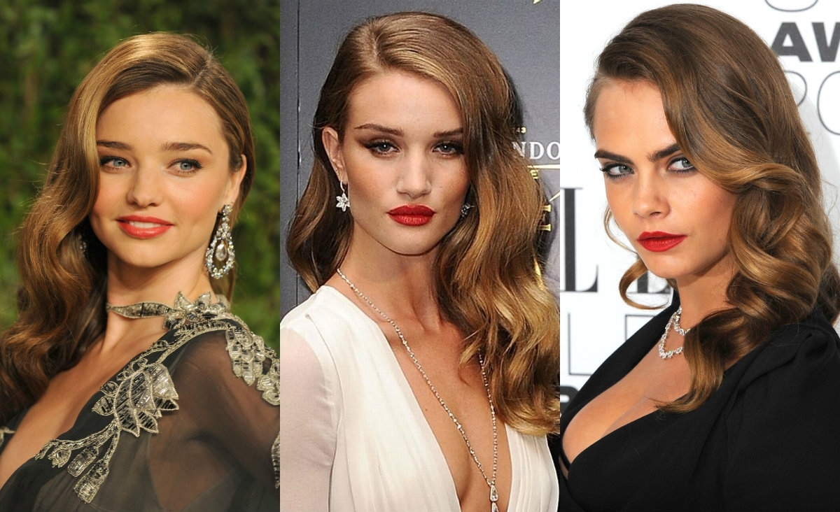 Old Hollywood Hairstyles &amp; Celebrity Vintage Looks within Best Red Carpet Long Hairstyles Old Hollywood